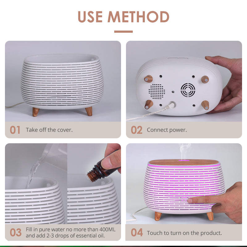 LumiAroma Essential Oil Diffuser - White