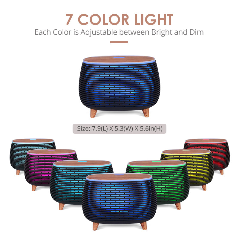 LumiAroma Essential Oil Diffuser - Black