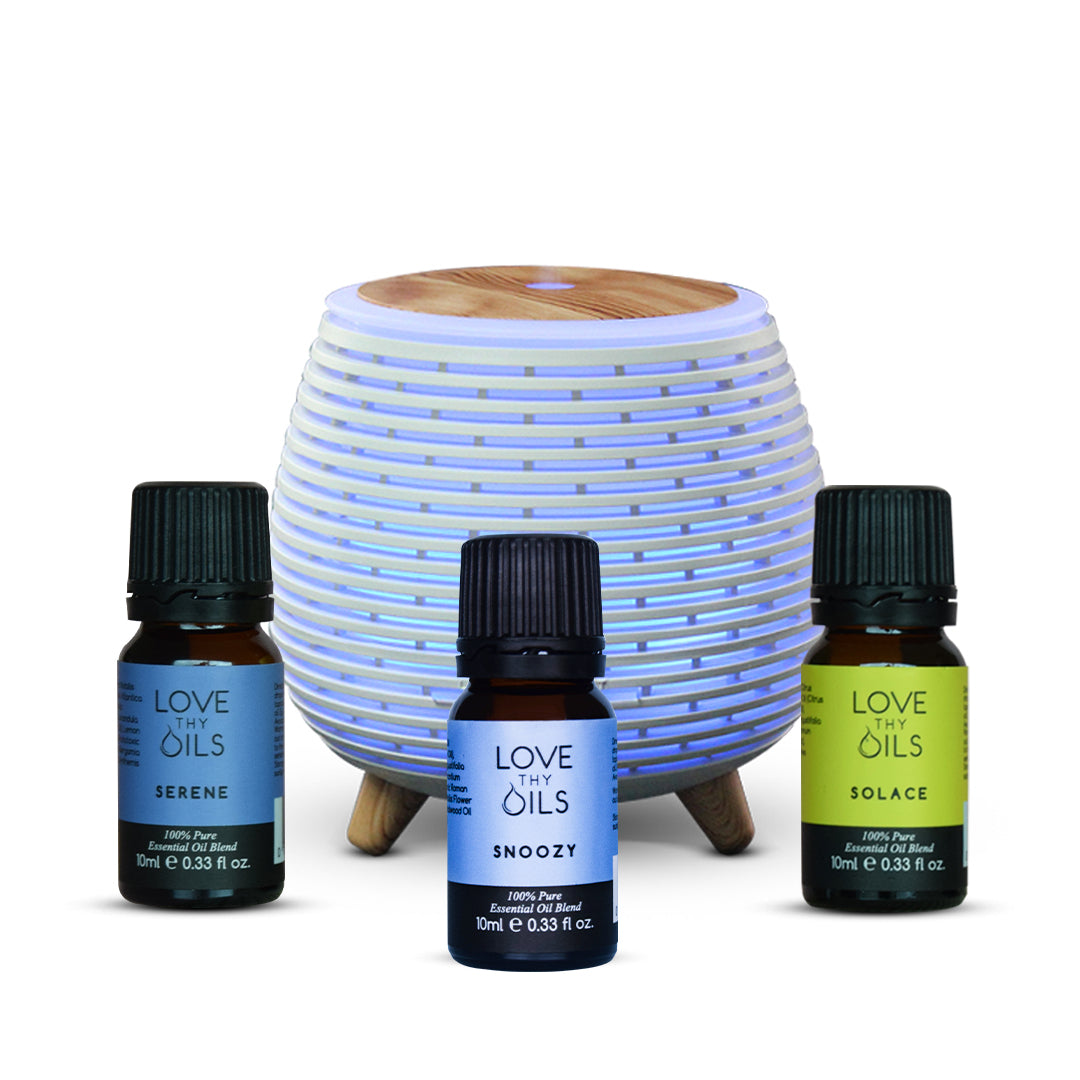 Relax & Revive Set: Tranquil Trio + AromaPod Diffuser