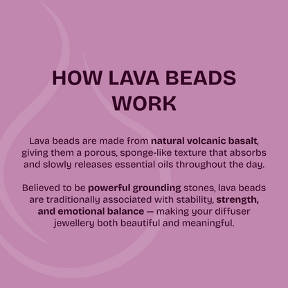 Adjustable 7 Chakra Lava Stone diffusing bracelet