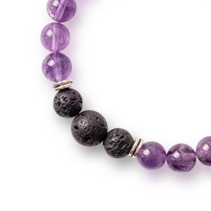 Amethyst Aromatherapy Bracelet