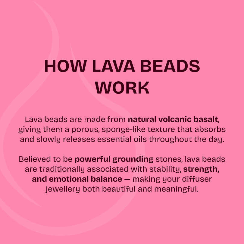 Amethyst & Lava Stone Adjustable diffuser bracelet