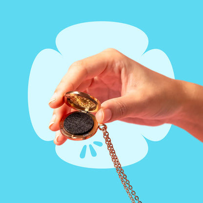 Blossom Essential Oil Diffusing Necklace - Yellow Gold