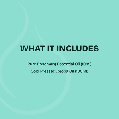 Hair Growth Kit Rosemary Essential oil + Jojoba Oil