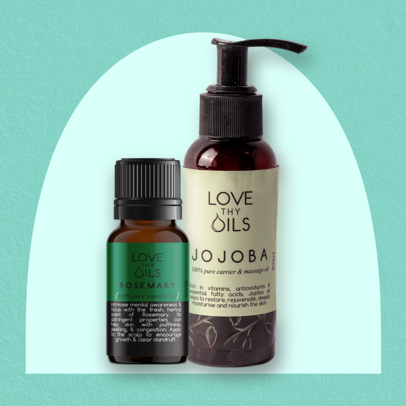 Hair Growth Kit Rosemary Essential oil + Jojoba Oil