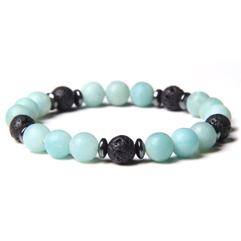 Amazonite Beads Diffuser Bracelet