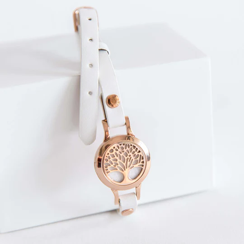 Faith Rose Gold essential oil diffusing bracelet