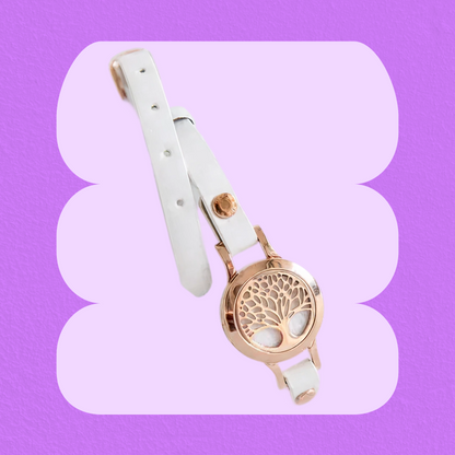 Faith Rose Gold essential oil diffusing bracelet