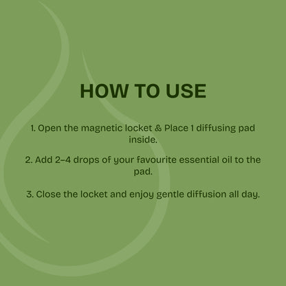 Flourish Aromatherapy Essential Oil Diffuser Necklace - Silver