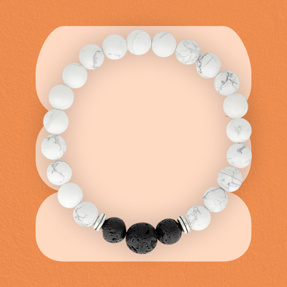 Howlite Diffusing Bracelet