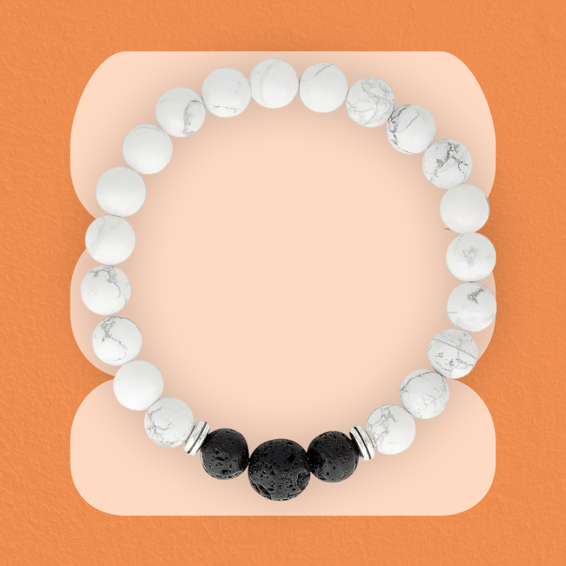 Howlite Diffusing Bracelet