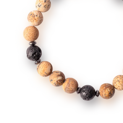 Jasper Beads Diffuser Bracelet
