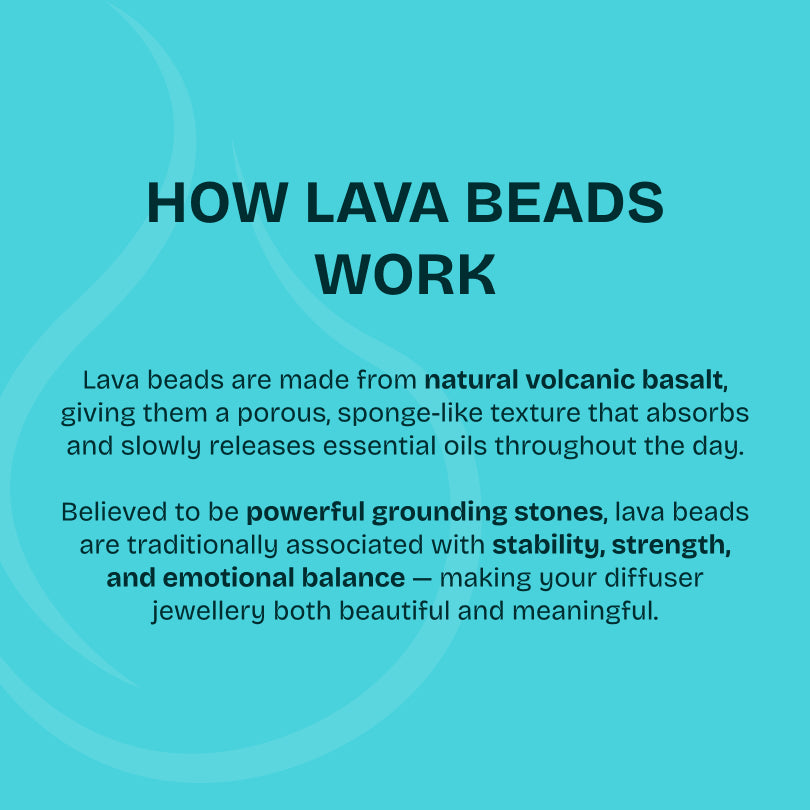 Peace - Blue Agate & Lava stone diffuser Bracelet