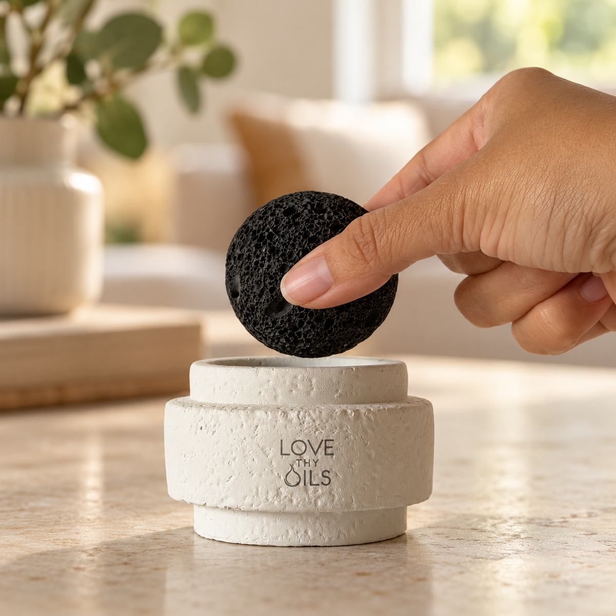 AROMASTONE – Lava Stone Essential Oil Diffuser