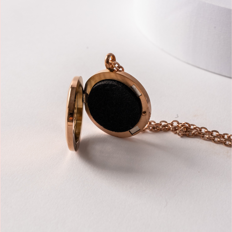 Tree of Life - Aromatherapy Diffusing Necklace - Rose Gold