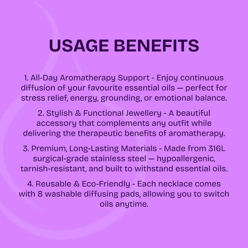 Tree of Life - Aromatherapy Diffusing Necklace - Rose Gold