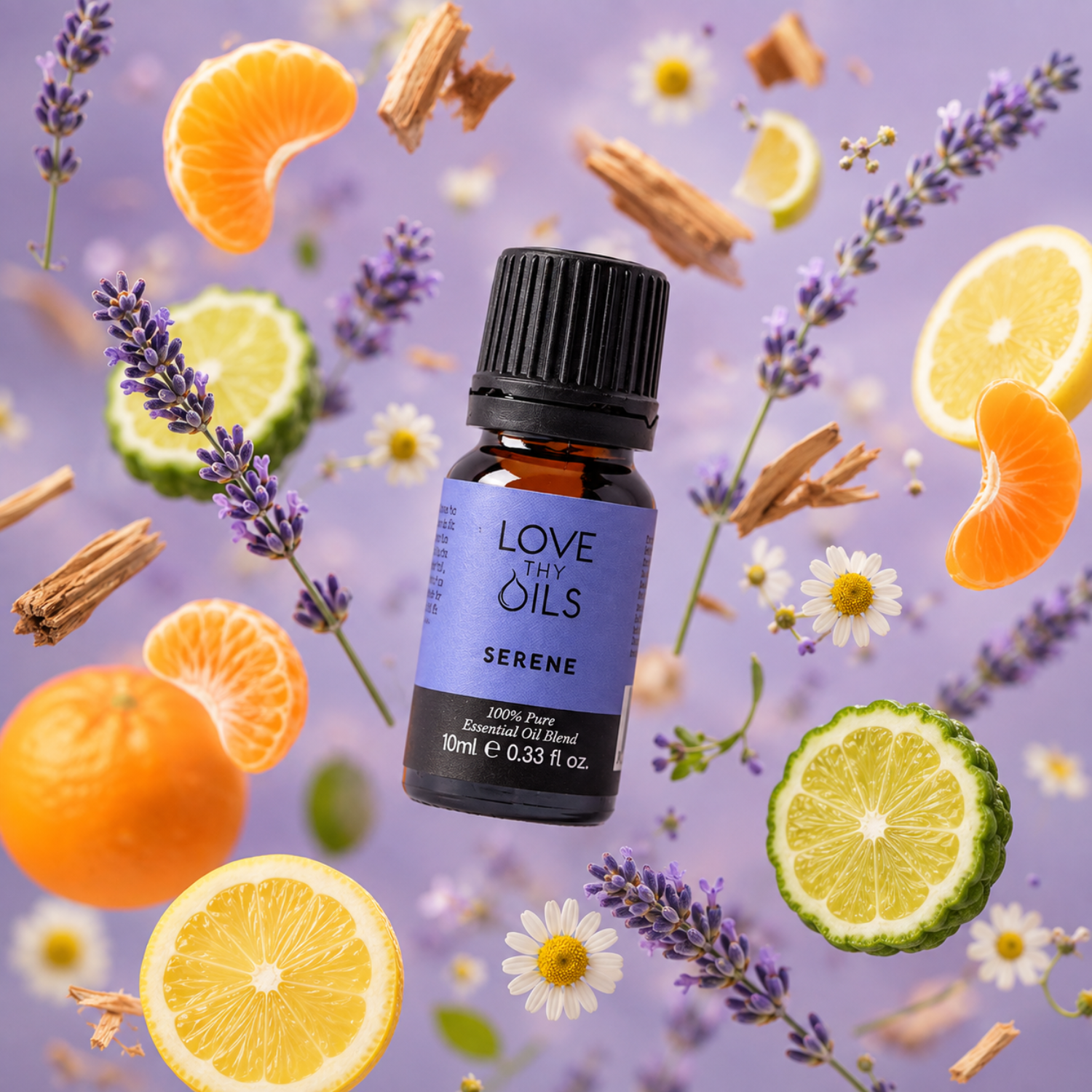 serene essential oil blend