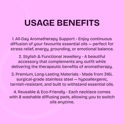 Tree of Life - Aromatherapy Essential Oil Diffuser Locket Necklace