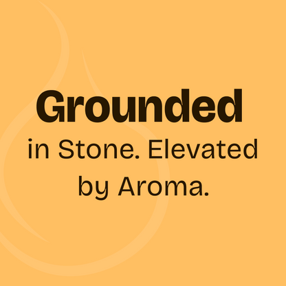 Tree of Life Lava Stone Necklace - Yellow