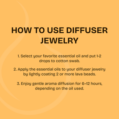 Tree of Life Lava Stone Necklace - Yellow