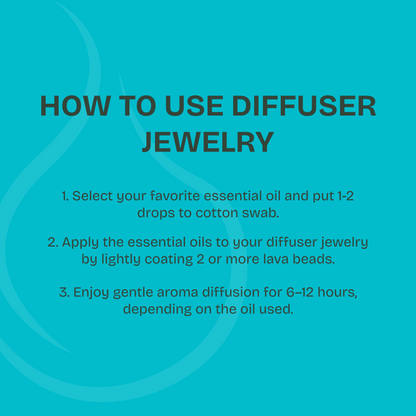 Turquoise & Lava Stone Diffusing Bracelet