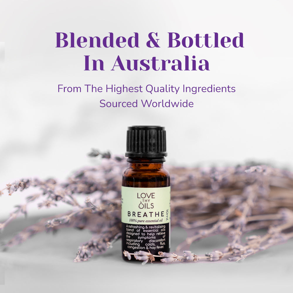 Breathe Essential Oil Bottled  In Australia