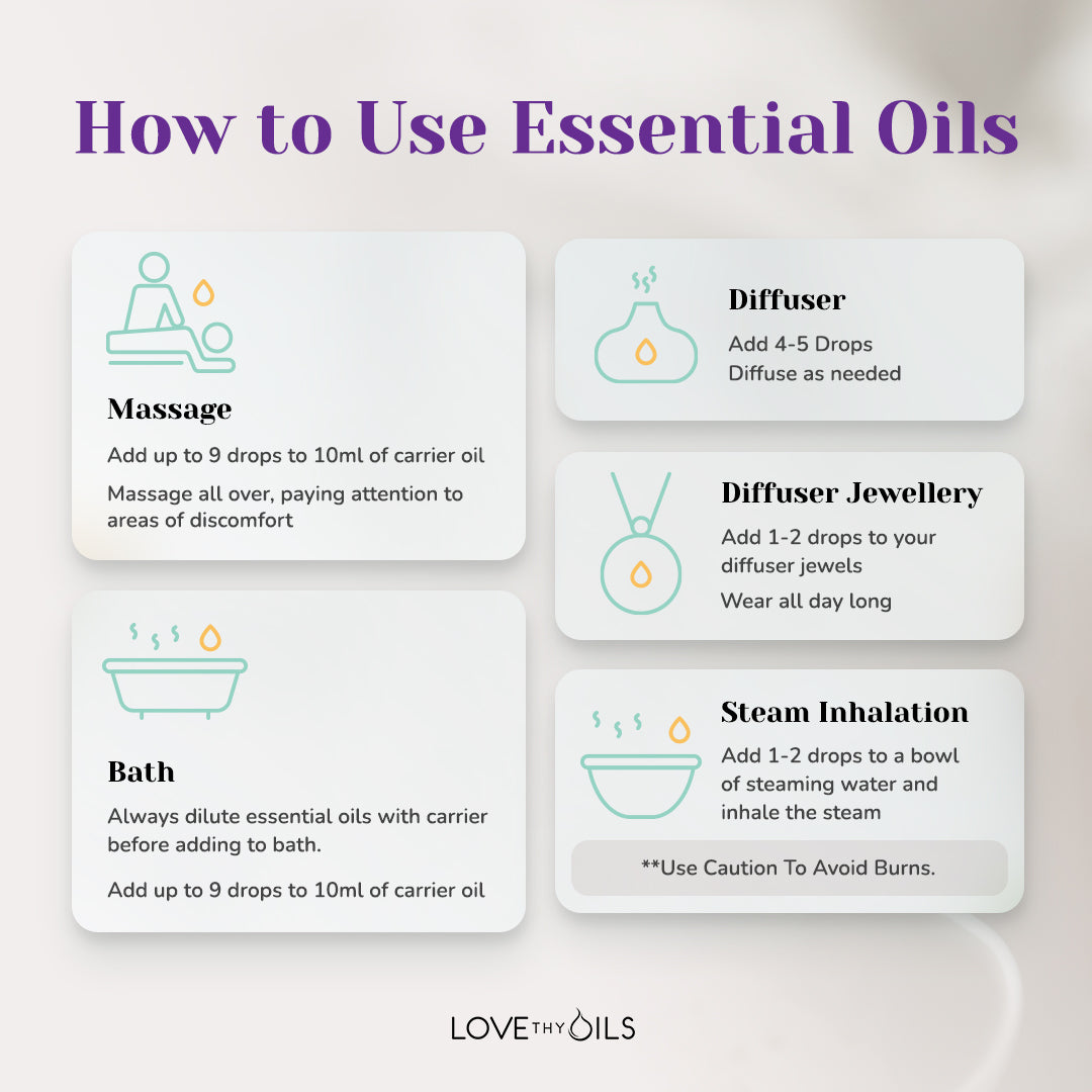 how to use essential oils for stress relief