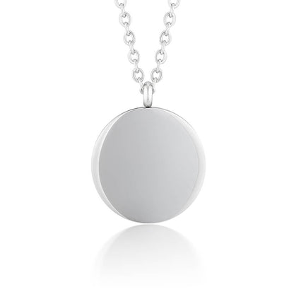 Blossom Aromatherapy Essential Oil Diffuser Necklace - Silver