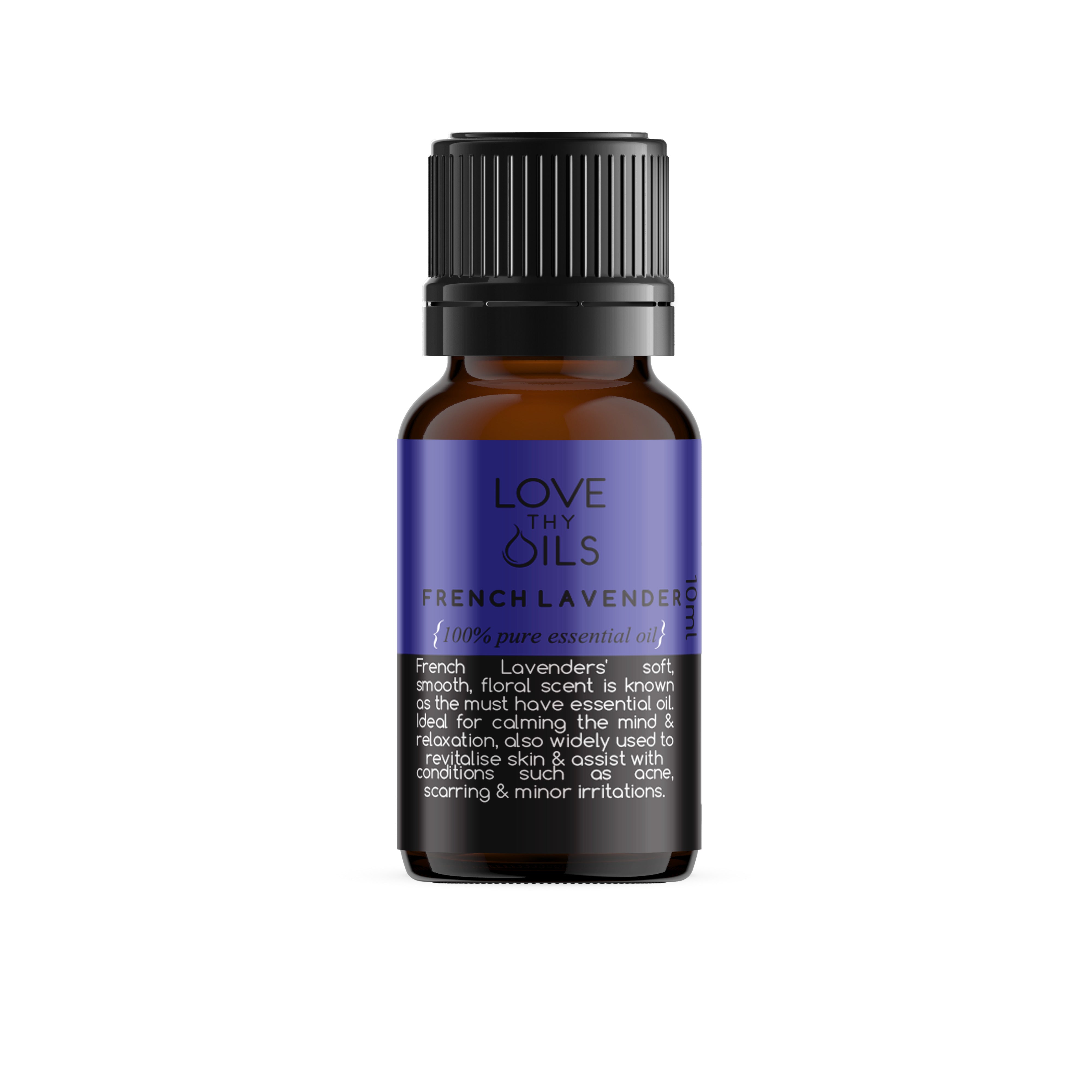 100% Pure Essential Oil French Lavender. Essential oil for calming and sleep.