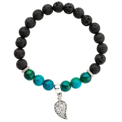 essential oil diffuser bracelet lava stone diffusing jewellery with gemstones